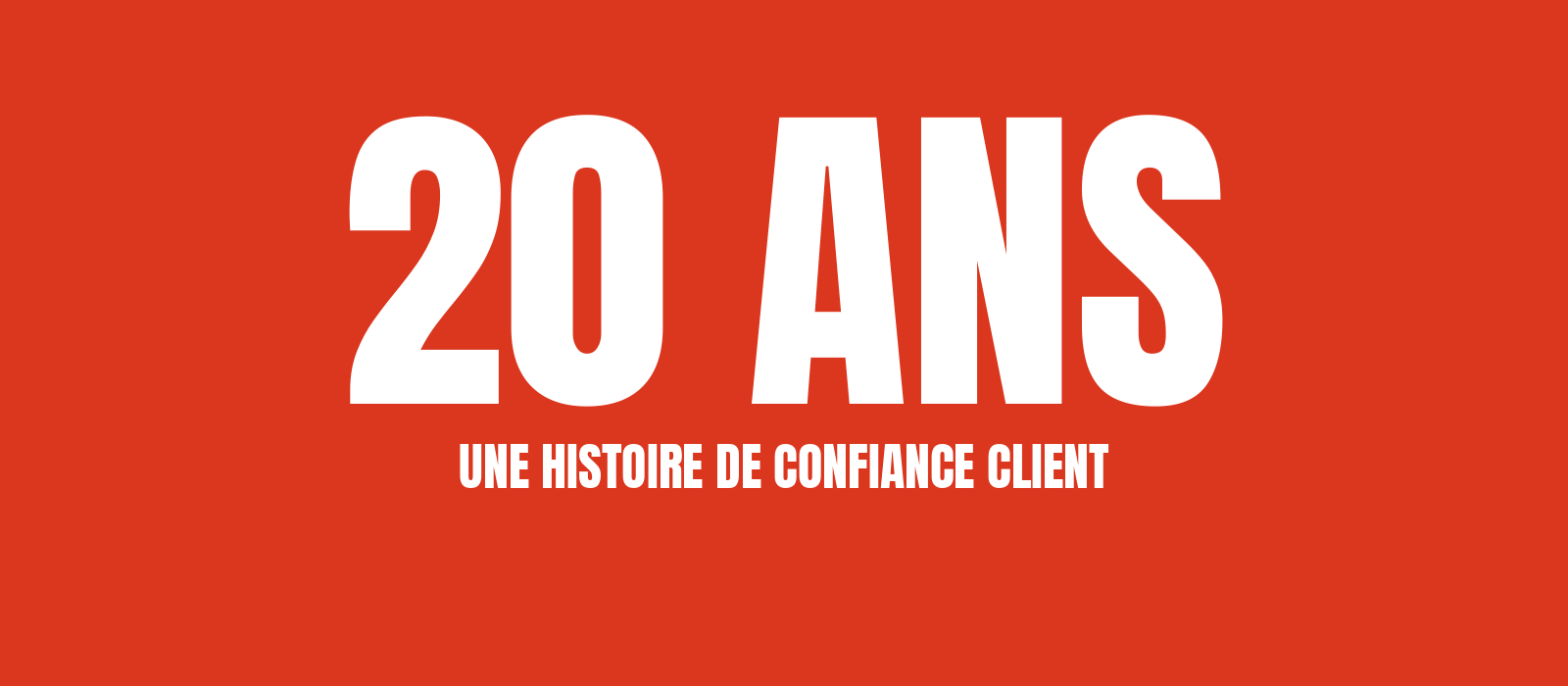 Visuel de l'article : un client fidèle depuis 2005, vingt ans de confiance