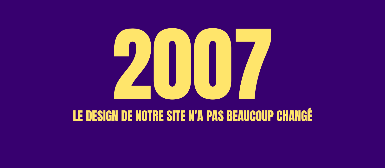 Visuel de l'article : « Notre site est laid (et on vous explique pourquoi) »
